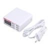 Portable 6 Ports USB Charger with a Digitizer Display for All Phones & Tablets