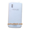 Back Cover with NFC OEM for LG Nexus 4 E960 -White from www.parts4repair.com