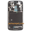 Front Housing Cover for Samsung I9295 Galaxy S4 Active -Silver