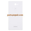 Back Cover for Sony Xperia M2 S50H -White from www.parts4repair.com