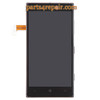 Complete Screen Assembly with Bezel & Side keys for Nokia Lumia 830 -Black