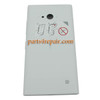 Back Cover with Wireless Charging Coil for Nokia Lumia 730 -White