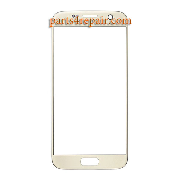 Front Glass for Samsung Galaxy S7 All Versions -Gold