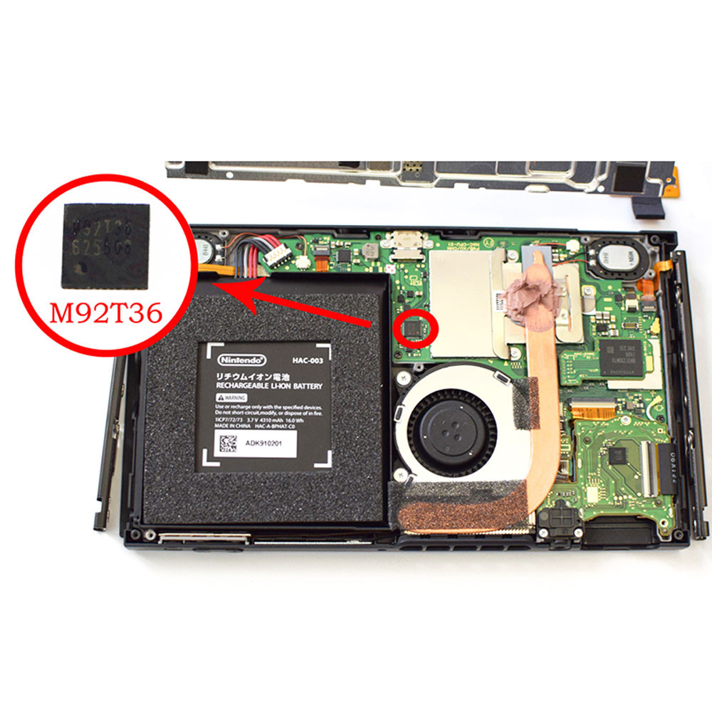 M92T36 Power Management IC for Nintendo Switch