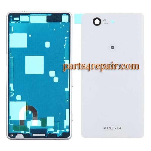 Full Housing Cover For Sony Xperia Z3 Compact Mini White