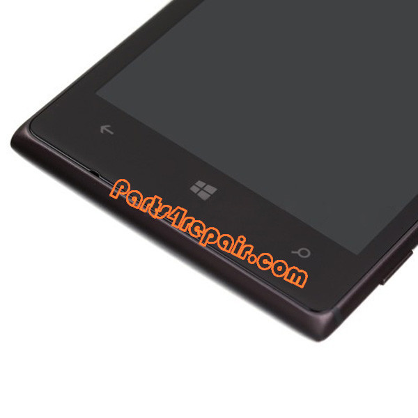 Complete Screen Assembly With Bezel For Nokia Lumia 925 Black