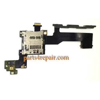 SD Card Connector Flex Cable for HTC One M9 from www.parts4repair.com SD Card Connector Flex Cable for HTC One M9 from www.parts4repair.com
