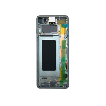 Samsung Galaxy S10 LCD Screen Digitizer Assembly with Frame Green | Parts4Repair.com Samsung Galaxy S10 LCD Screen Digitizer Assembly with Frame Green | Parts4Repair.com
