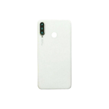 Huawei P30 Lite Nova 4e Back Glass with Camera Lens White | Parts4Repair.com Huawei P30 Lite Nova 4e Back Glass with Camera Lens White | Parts4Repair.com