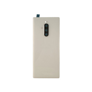 Sony Xperia 1 Back Glass Cover with Camera Lens White | Parts4Repair.com Sony Xperia 1 Back Glass Cover with Camera Lens White | Parts4Repair.com