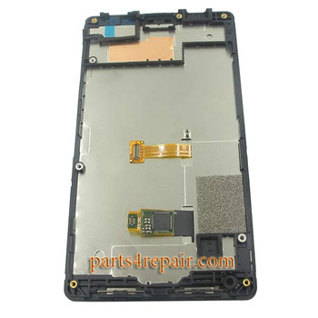 Complete Screen Assembly with Bezel for Nokia X2 Dual SIM -Black Complete Screen Assembly with Bezel for Nokia X2 Dual SIM -Black