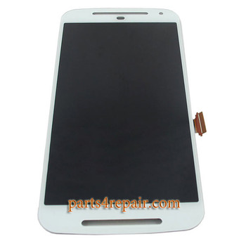 Complete Screen Assembly for Motorola Moto G2 -White from www.parts4repair.com Complete Screen Assembly for Motorola Moto G2 -White from www.parts4repair.com