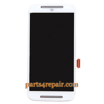 Complete Screen Assembly for Motorola Moto G2 -White from www.parts4repair.com Complete Screen Assembly for Motorola Moto G2 -White from www.parts4repair.com