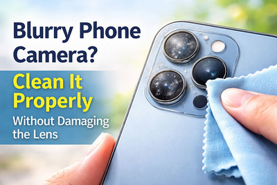 Blurry Phone Camera? Clean It Properly Without Damaging the Lens