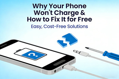 Why Your Phone Won’t Charge & How to Fix It for Free