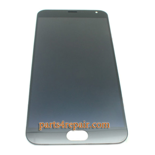 Complete Screen Assembly with Bezel for Meizu MX5 -Black