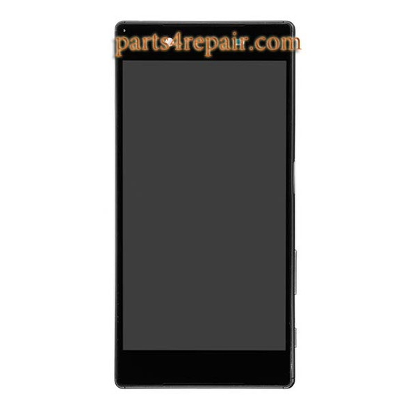 Complete Screen Assembly with Bezel for Sony Xperia Z5 Single SIM -Black