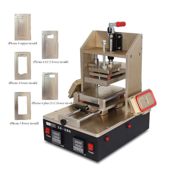 5 in 1 lcd separator machine for mobile Middle bezel removal for iphone samsung