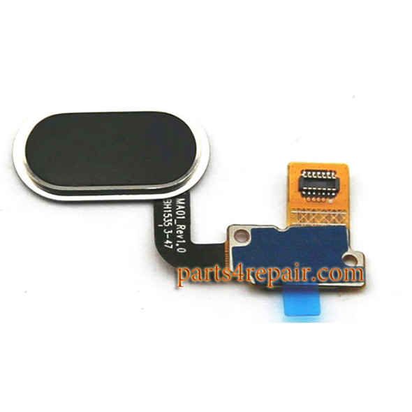 Home Button Flex Cable for Meizu M1 Metal (Meizu Blue Charm Metal) - Black 
