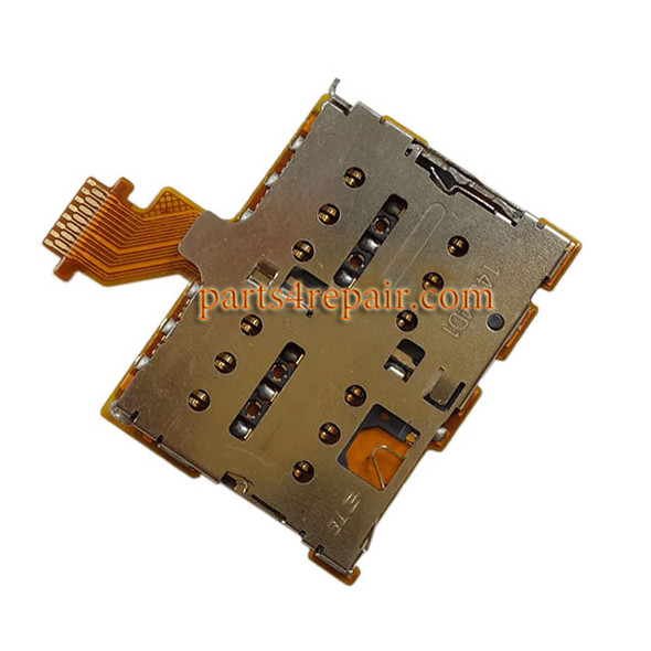 Dual SIM Connector Flex Cable for HTC One M8 from www.parts4repair.com