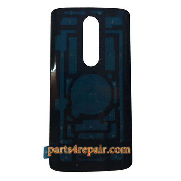 Back Leather Cover with Adhesive for Motorola Droid Turbo 2