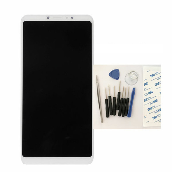 Xiaomi Mi Max 3 LCD Screen and Digitizer Assembly White