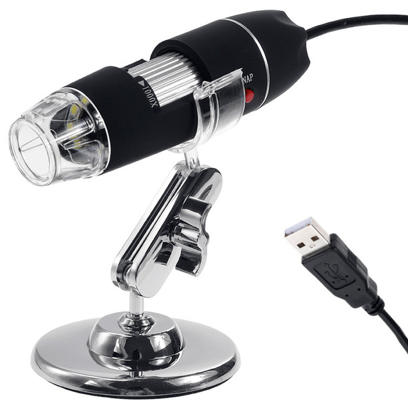 500X 8 LED Digital USB Microscope