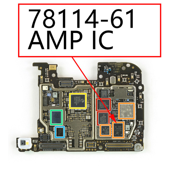 Huawei P20 Pro AMP IC 78114-61 from www.parts4repair.com