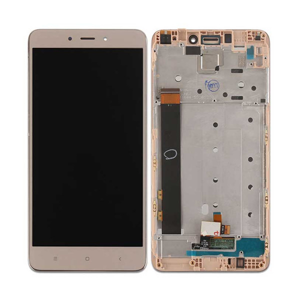 Complete Screen Assembly with Frame for Xiaomi Redmi Note 4 MTK/ 4X 4GB MTK Gold | Parts4Repair.com