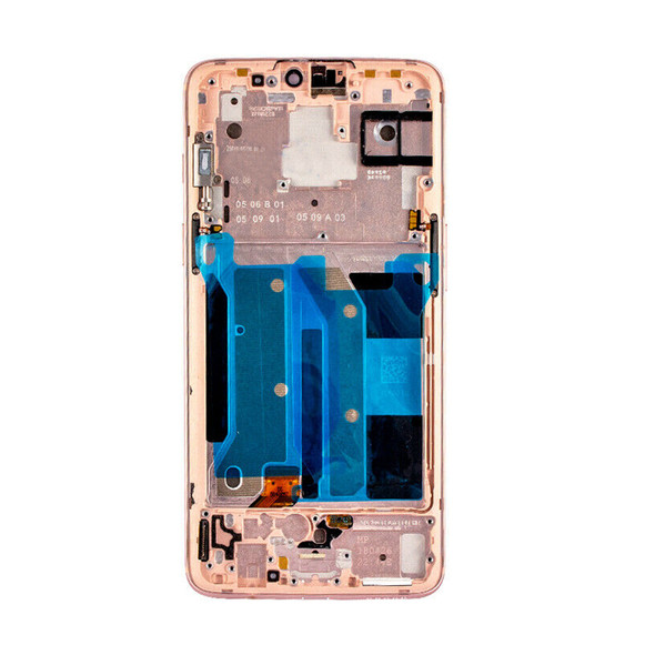 Here is the Oneplus 6 Display Assembly with Frame Silk White. If yours is broken, you can purchase one to replce.