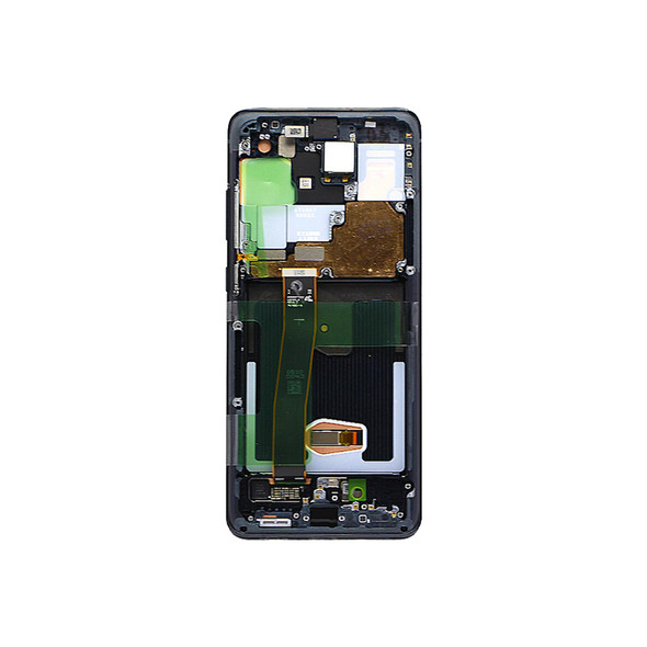 LCD Screen Assembly with Frame for Samsung Galaxy S20 Ultra Black | PartsRepair.com