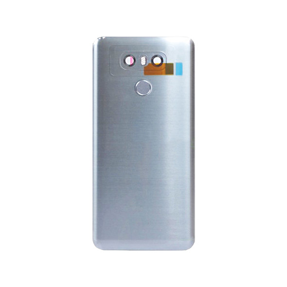 Back Housing Cover with Fingerprint Flex for LG G6 Silver | Parts4Repair.com