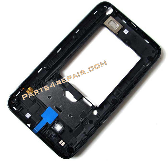 Samsung Galaxy Note N7000 Middle Housing Cover with Side Keys -Black