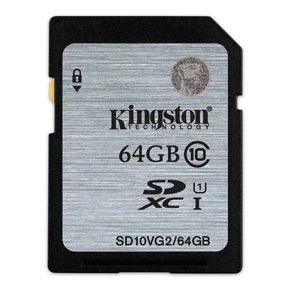 Kingston 64GB SDHC Class 10 Memory Card 80MB/S UHS-I Flash Card