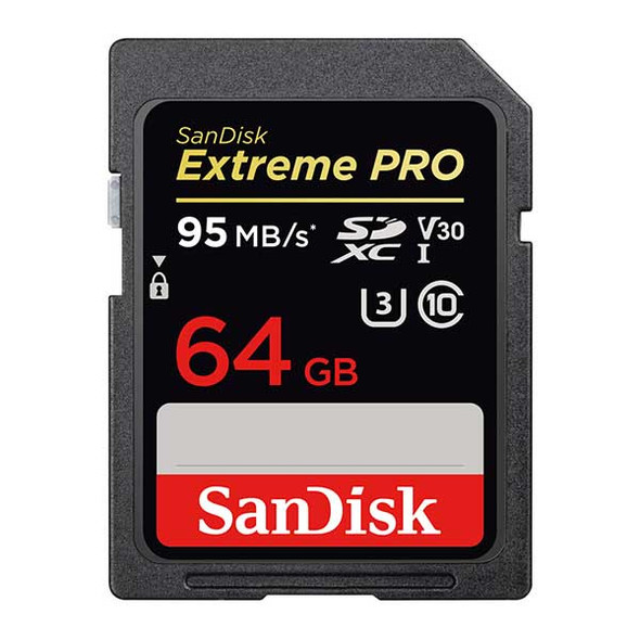 SanDisk 64GB SDHC Class 10 Memory Card (95M/S)