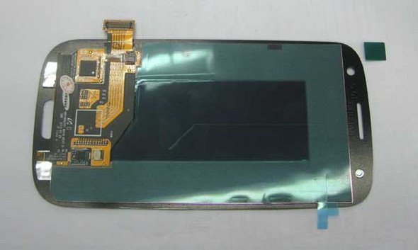 we can find original Samsung I9300 Galaxy S III Complete Screen Assembly without Bezel -Blue