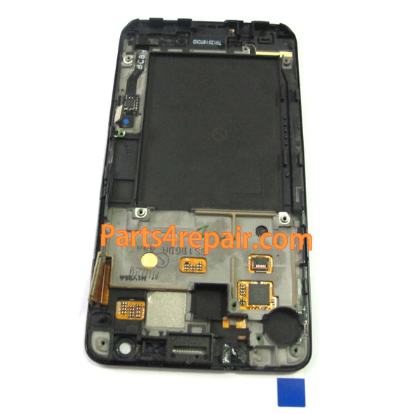 Samsung I9100 Galaxy S II Complete Screen Assembly with Bezel with -Black from www.parts4repair.com