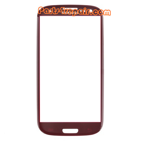 Touch Lens for Samsung I9300 Galaxy S III -Red