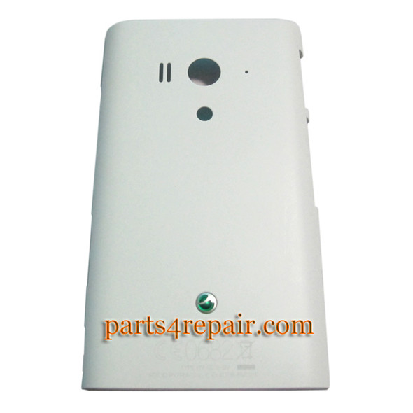 Back Cover for Sony Xperia acro S LT26W -White