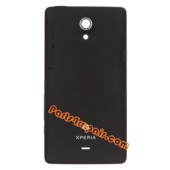 Back Cover for Sony Xperia T LT30p -Black from www.parts4repair.com