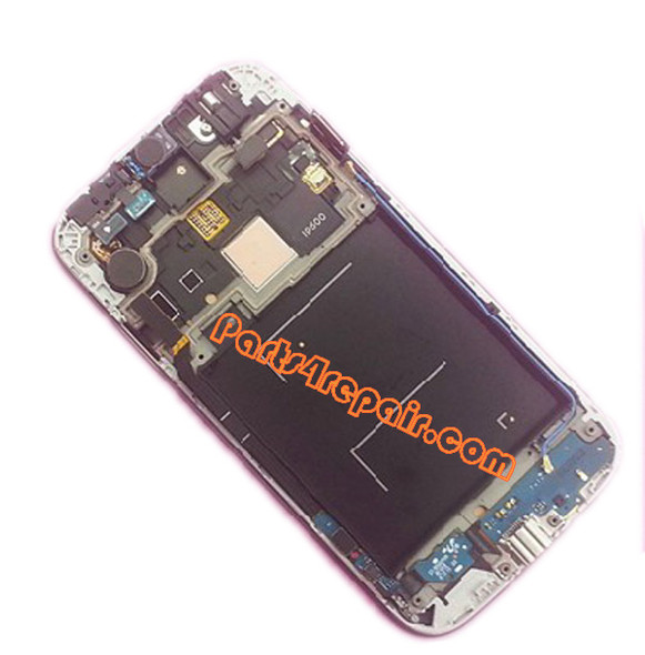 Complete Screen Assembly with Bezel for Samsung I9500 Galaxy S4 -White Complete Screen Assembly with Bezel for Samsung I9500 Galaxy S4 -White