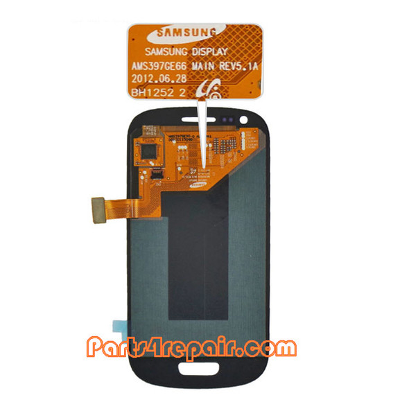 Complete Screen Assembly for Samsung I8190 Galaxy S III mini -Blue