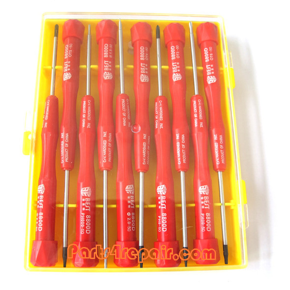 10 in 1 BEST Cellphone Repair screwdriver Precision Tool Set 8800D -Red 10 in 1 BEST Cellphone Repair screwdriver Precision Tool Set 8800D -Red