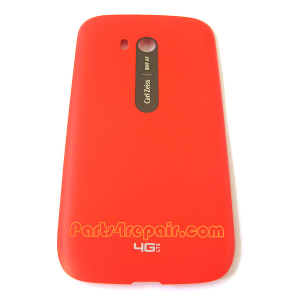 Back Cover with NFC for Nokia Lumia 822 -Red from www.parts4repair.com Back Cover with NFC for Nokia Lumia 822 -Red from www.parts4repair.com