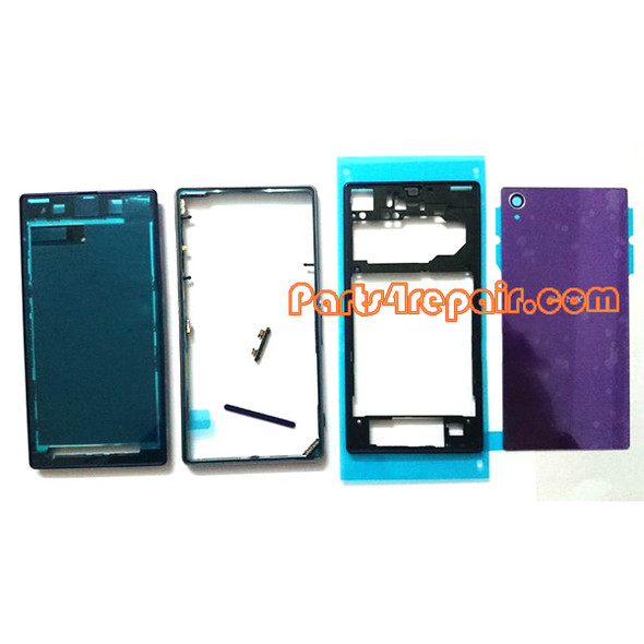 Full Housing Cover for Sony Xperia Z1 L39H -Purple