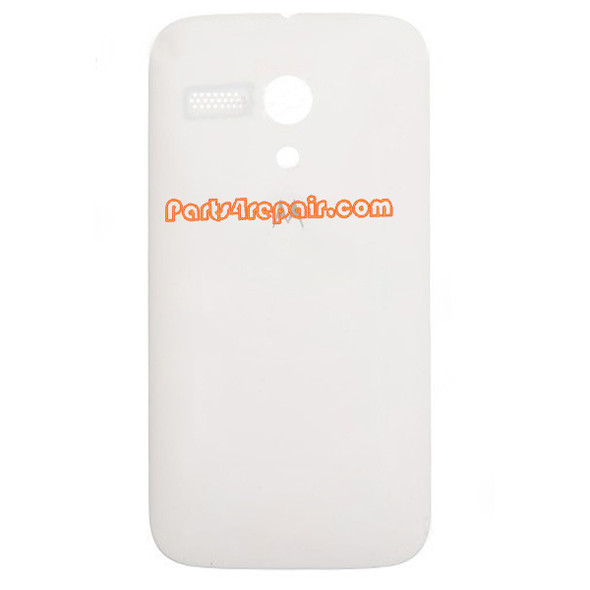 Back Cover for Motorola Moto G XT1032 -White from www.parts4repair.com