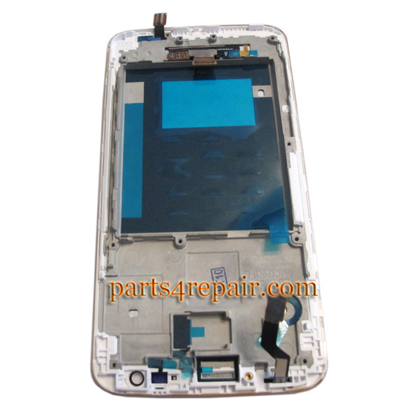 We can offer Complete Screen Assembly with Bezel for LG G2 D802 -White