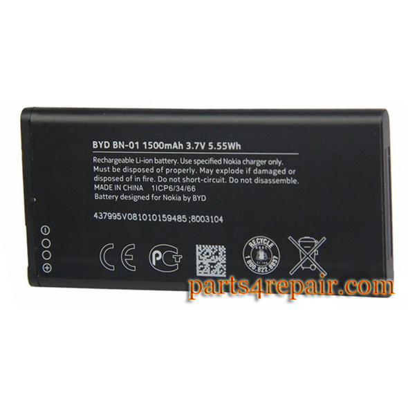 BYD BN-01 1500mAh Battery for Nokia X X+