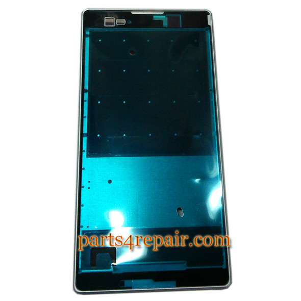 Front Housing Cover for Sony Xperia T2 Ultra -White from www.parts4repair.com