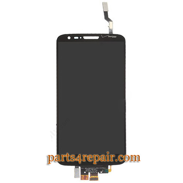 Complete Screen Assembly for LG G2 VS980 -Black (for Verizon)